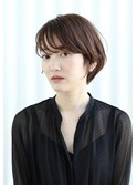 【aaron】上品な空気感は艶で創る★大人ショートボブ