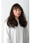 パーマ×インナーカラー×ロング×髪質改善トリートメント×若葉