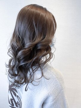 フォーカス 南流山店(FOCUS) グレージュ×巻き髪