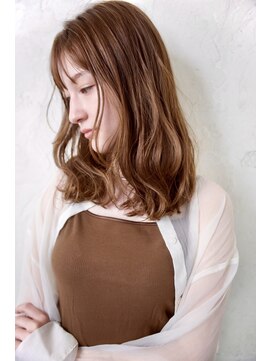 グランアージュ 船橋南口店(grandage) 韓国風/ラグジュアリーミディ伸ばしかけヘア/ココアベージュ f33