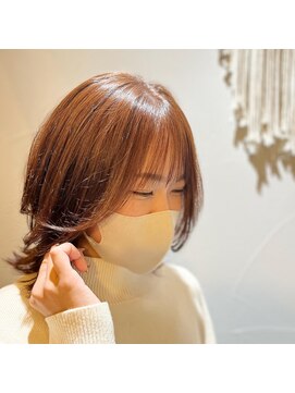 サーティーン(THIRTEEN) 部分ストレートパーマで解決♪ミディアムスタイル(^-^)20代☆