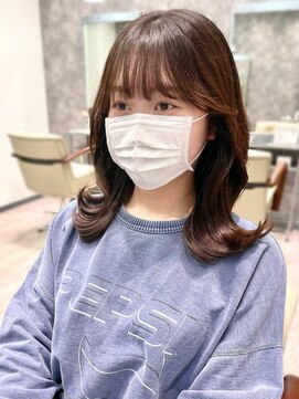 フォンド 津田沼(fond.) くびれ韓国ヘア×ナチュラルブラウン