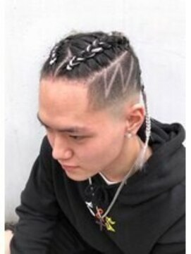ラブ ロック Love' Lock コーンロウ・成人式、成人式ヘア、メンズヘア・フェードカット
