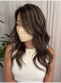 ハイライトショートヘアダブルカラーイルミナカラーオージュア