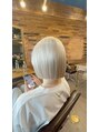ヘアーサロン ミル(hair salon MiL) #ホワイトカラー #ブリーチカラー #ハイトーン