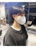 くびれヘア/顔周り/韓国/レイヤーカット/ショートボブ/前髪/渋谷