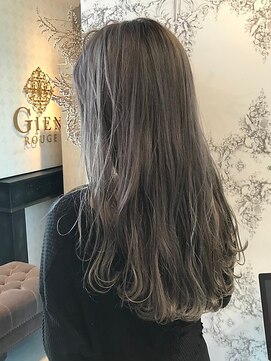 ジアン バイ ミルボン 西宮ガーデンズプラス(GIEN by milbon) アッシュグレー/ロング/濱田 実果