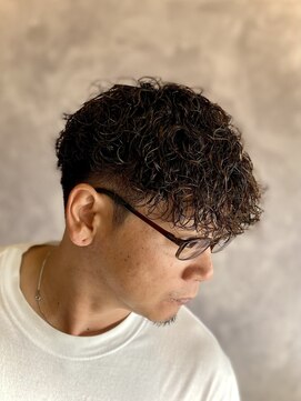 ヘアー クリエイト 縁(Hair Create en) 大人波巻きパーマ
