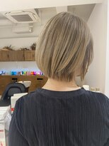 ネイロ 錦糸町(NeiRo)&nbsp;ショートカットショートボブミルクティーカラーグレージュ