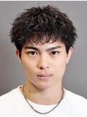 スパイキーショート×ダウンバング×2wayスタイル