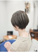 質感と量感にこだわってつくるショートスタイル×透明感カラー