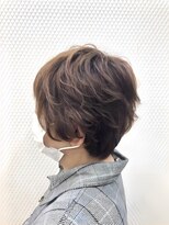 クオリス 上福岡店(QUALIS)&nbsp;大人可愛い♪ショートボブパーマパーマ風ウルフカット小顔カット