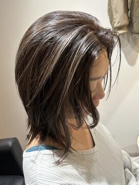 エルピス 中央林間店(elpis) 白髪を活かした白髪ぼかしハイライト