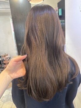 アリスバイアフロート 自由が丘(ALICe by AFLOAT) ブリーチなし ワンカラー ラベンダーグレージュ【自由が丘】