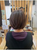 お客様髪質改善データ1525（ノンジアミンカラー）