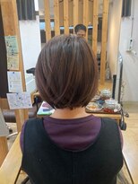 グランバイ アトリエドングリ(Grand × AtlierDonguri)&nbsp;お客様髪質改善データ1525（ノンジアミンカラー）