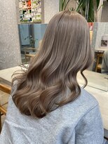 原宿ベージュカラーミルクティーマロンベージュブリーチあり