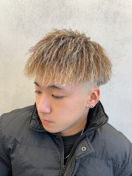 ルースト 西院店(ROOST) パイルツイスト×ホワイトハイライト