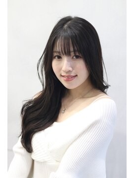 アース コアフュールボーテ ふじみ野店(EARTH coiffure beaute) ナチュラルベージュ_ヨシンモリ_顔周りレイヤー_レイヤーカット