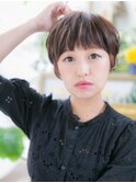 ぱっつん前髪アースカラーマッシュショートc6大宮20代30代40代!