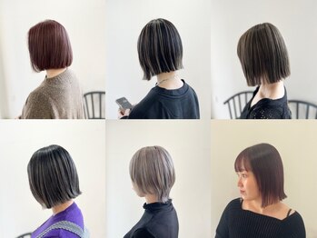 ヒュー(HUE)の写真/独自のカラー調合で多くの色の中から白髪を隠すから活かすへ。「大人だからこそ似合うカラー」ならお任せ◎