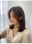 髪質改善 艶髪 愛され 韓国風 前髪カット 小顔 梅田