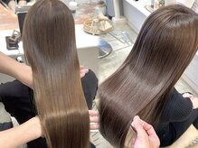 年齢とともに変わる髪、やさしくリセット♪美髪縮毛矯正で、うねり・パサつきを抑えて、艶やかな美髪へ。