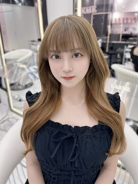 ラルム 新宿(LARME SHINJUKU) 韓国顔周りxレイヤーカット/ハイトーン/韓国風巻き/顔周り
