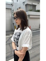 フランチェスカ(Francesca)&nbsp;#ストレートミディアム #ナチュラルヘア #抜け感ヘア