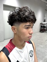 テクト バイアッシュ 吉祥寺店(Tect by Ash)&nbsp;海外風スペインカールフリンジカットテーパーフェード