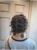 編み込みツイン/ヘアアレンジ/ヘアセット