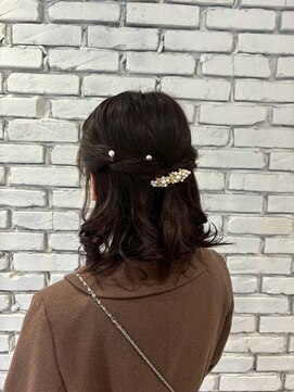 パトゥ 烏丸(patou) ハーフアップ