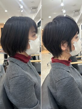 メモリーズ 銀座(Memories) 30代40代50代白髪ぼかし丸みショートくびれショート