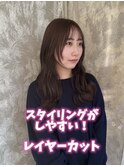 長崎　韓国/レイヤーカット/顔周り