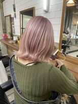 ペレ アネックス 大阪梅田茶屋町店(PELE ANNEX)&nbsp;ミディアムヘア/デザインカラー/フェイスフレーミング/梅田