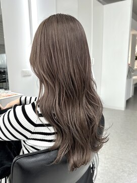シック(CHIC) シアーグレージュブラウンカラーブリーチなしダブルカラー盛岡