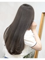 アリー 原宿 表参道(ALLY)&nbsp;ALLY宍戸　ブリーチなしカラーで叶うオリーブベージュ