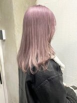 デート 原宿(DATE)&nbsp;ピンクベージュ/ダブルカラー/シンプルストレート/髪質改善/原宿