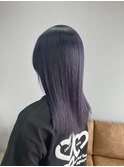 【高発色】パープルアッシュブリーチカラー