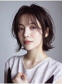40代50代60代/白髪ぼかし×ミディアムレイヤー