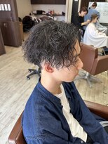 レガ(le ga) 流行りのセンターパートスタイル!