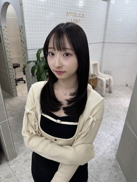 アンジェリカラボ 梅田店(ANGELICA LABO) 黒髪こそツヤが命！極上の水素ケア×垢抜けレイヤーカット