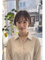 トレ(tre.)&nbsp;艶感ふんわり前髪ショートボブ