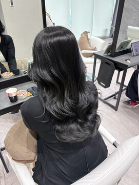 ルクス スマートサロン(Luxs SmartSalon) ブリーチなし透明感カラー/ブルーブラック