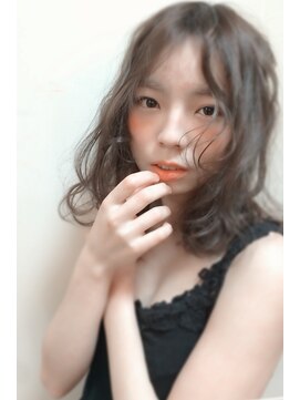 ラウンジ モリオ イケブクロ(Lounge MORIO Ikebukuro) 【morio池袋】ラフウェーブロングボブ