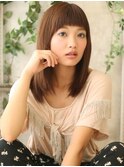 ちょっと斬新な冒険前髪パッツンスタイル[藤沢駅]