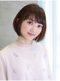 【THE OSCAR】大人可愛いシンプルボブ