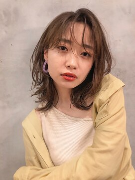 ガーデントウキョウ(GARDEN Tokyo) 【GARDEN 田中麻由】レイヤーミディことりベージュ毛先パーマ