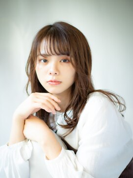 テラス 銀座(terrace) 薄めバング×柔らかレイヤーロング☆