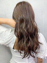 アイティー バイ アルバム 中野店(IT by ALBUM)&nbsp;ブラウンアッシュ_セミウェットウェーブオリーブカラー_ba307624